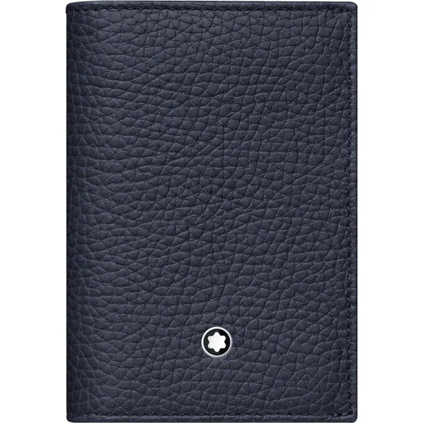 Montblanc Meisterstuck Soft Grain Business Card Holder- Blue 116744
