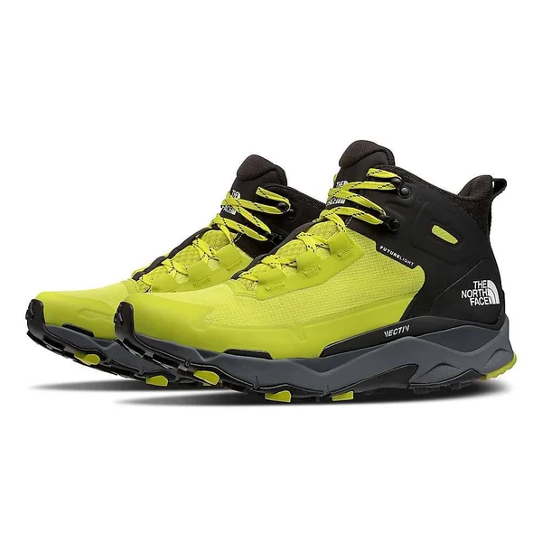 The North Face Mens Vectiv Exploris Mid Futurelight Sulphur Spring Green/TNF Black