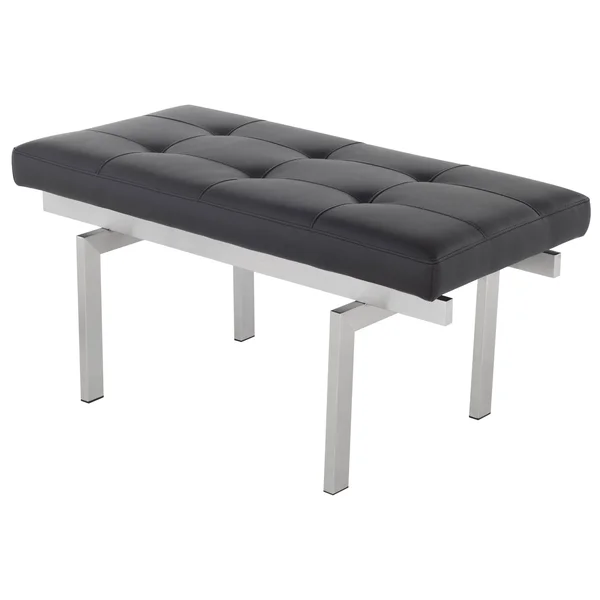 Nuevo Louve Occasional Bench - Black