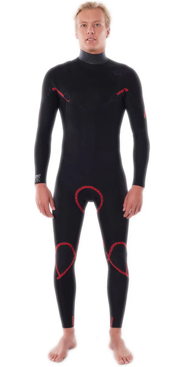 Rip Curl Mens 2021 Dawn Patrol Performance 4/3mm Chest Zip Wetsuit WSM