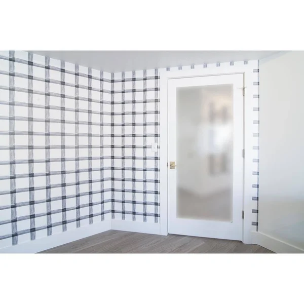 Krosswood Doors 24 in. x 80 in. 1-Lite Satin Etch Solid Core MDF Primed Left-Hand Single Prehung Interior Door