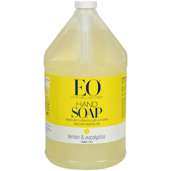 EO Products Liquid Hand Soap Lemon and Eucalyptus - 128 fl oz