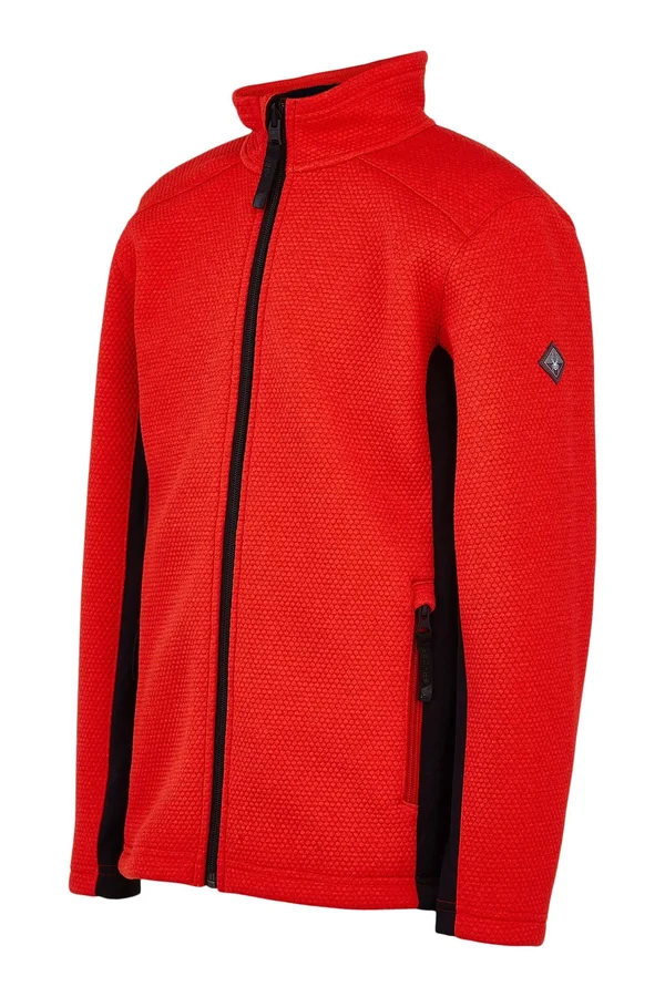 Spyder Encore Full Zip Fleece Jacket Boys Black