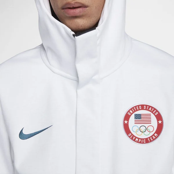 NIKE Tech Fleece Team USA Windrunner Men's Jacket (Imperial Purple/Iris/Imperial Purple, 3.5 Youth XL)