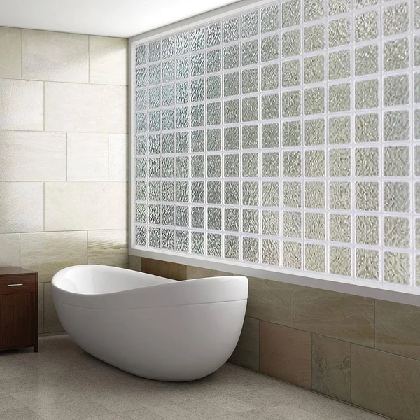 Hy-Lite Design 50-in x 50-in Vinyl New Construction Acrylic Block Window in Clear, 8PW5050WHV1500W