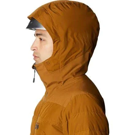 Mountain Hardwear Direct North GTX Windstopper Down Jacket - Men's Golden Brown - XL