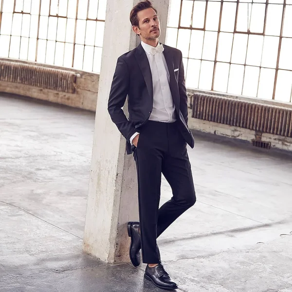 J.Crew Mens Ludlow Slim-Fit Tuxedo Pant in Italian Wool (Size 31x30)