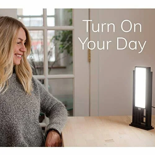 Circadian Optics Light Therapy Lamp - UV-Free LED Happy Mood Lamps for Seasonal Sunlight - Full Spectrum Sun Lights for Work fro