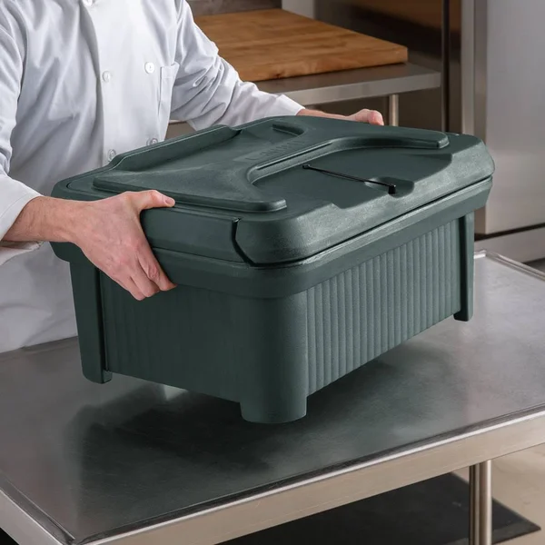 Carlisle XT160008 Slide &n Seal Top Loader - 6-Inch, Forest Green