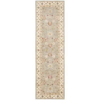 Charlton Home Otwell Blue/Beige Area Rug - Rug Size: Runner 2&3x22 x 8&