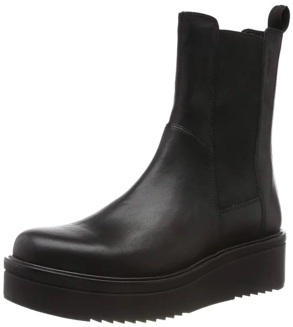 Vagabond Tara - Women's Black Leather Boots