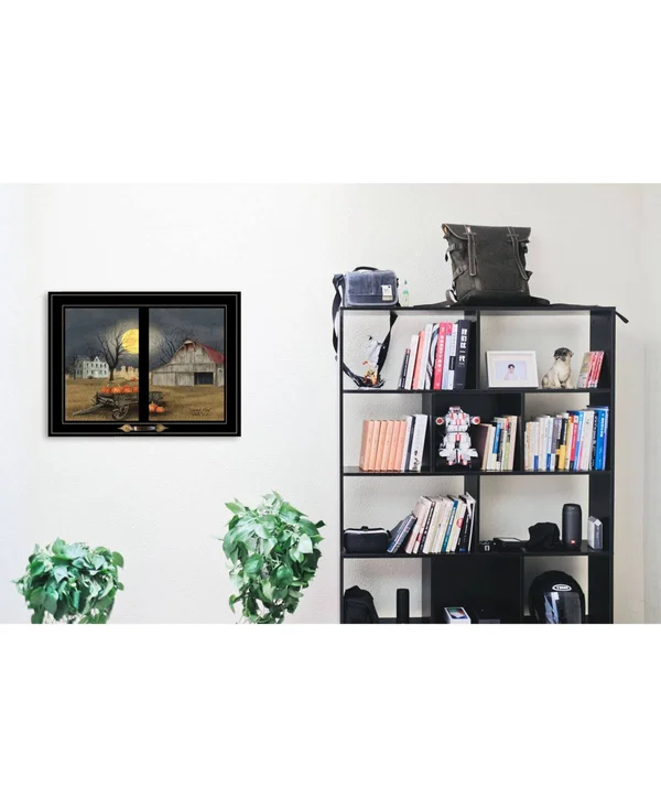 Harvest Moon by Billy Jacobs Framed Wall Art Brown - Paper
