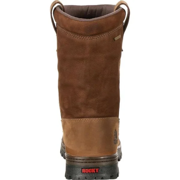 Rocky Men's Outback GORE-TEX Waterproof Wellington Boot Brown Rks0255 - 10 Wide