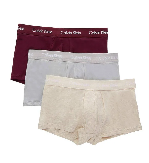 Calvin Klein Men's Cotton Stretch Low Rise Trunks