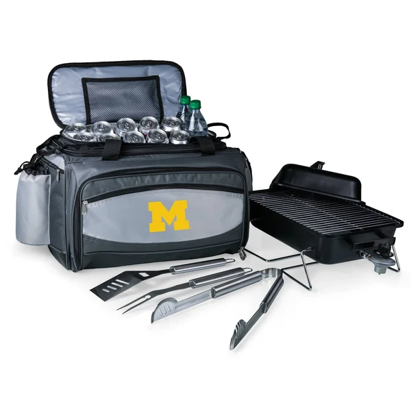 Michigan Wolverines Vulcan Cooler & Propane Grill, 16" x 8" x 7"