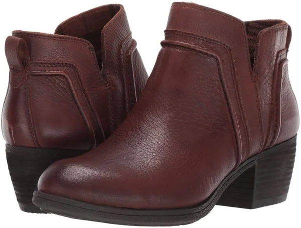Cobb Hill Anisa V Cut Bootie (Tan) Women's Shoes