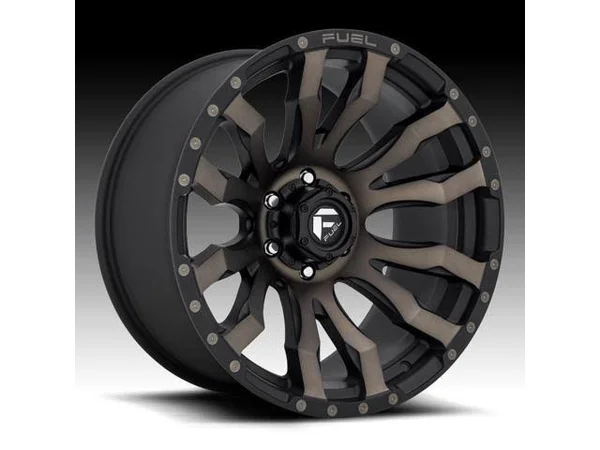 20x9 Fuel Offroad D674 Blitz Matte Black w/ Machined Dark Tint D67420907550