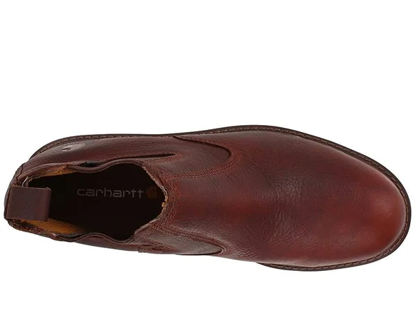 Carhartt Boot 4-Inch Brown Non Safety Toe Pull On CMS4100
