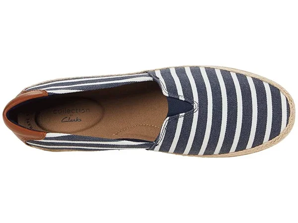 Clarks Women's Collection Danelly Sky Shoes - Navy Textile Synthetic Combination