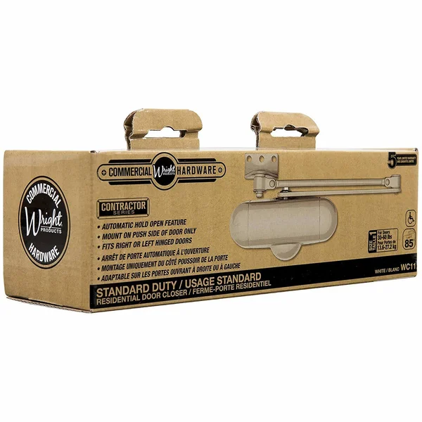 Hampton Products International Door Closer White WC11