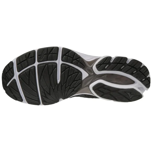 Men's Mizuno Rider Waveknit 3 Running Shoe - Size: 9 2E, Black