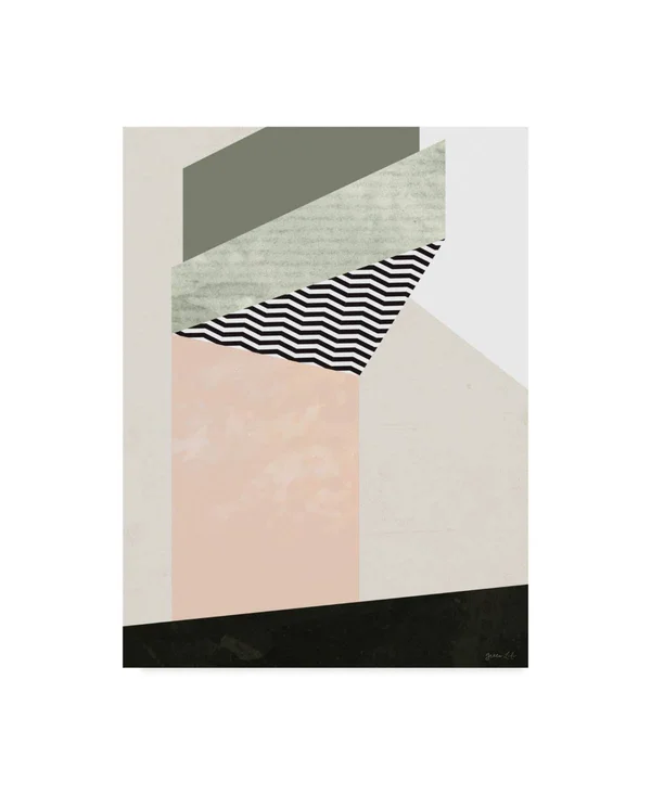 Green Lili 'Edge of Town II' Canvas Art 18x24