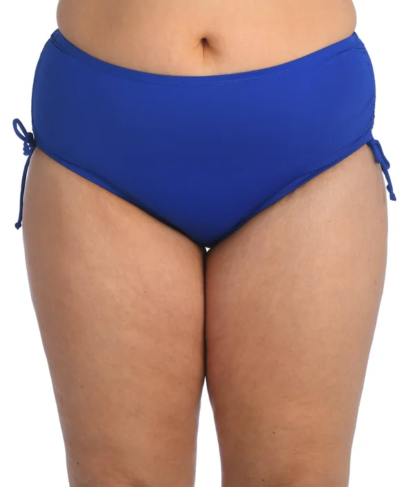 24th & Ocean Plus Size Solids Mid Waist Adjustable Tie Side Pant : 22W