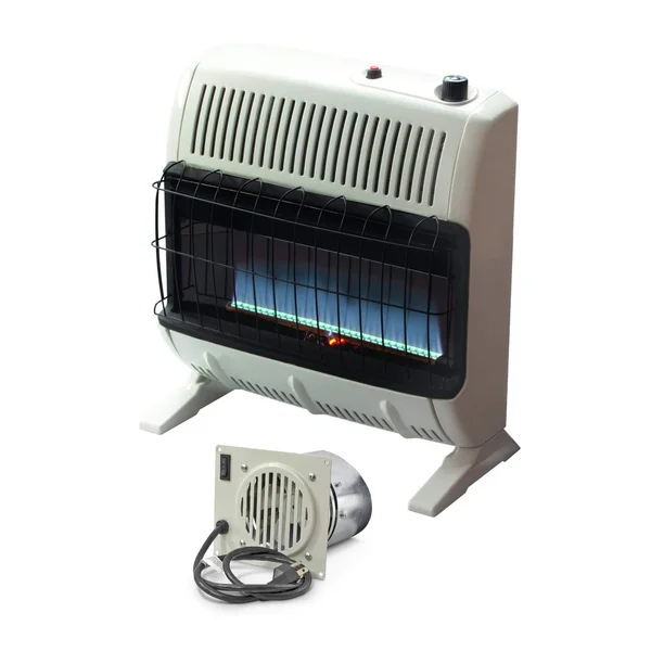 Mr. Heater 30, 000 BTU Vent Free Blue Flame Natural GAS Heater (1000 sq.ft. Range) with Blower Fan Kit