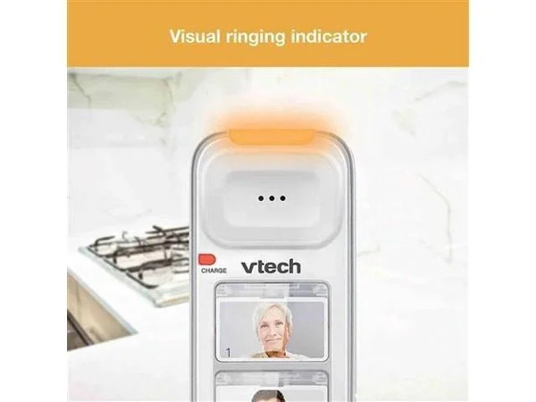 Vtech Sn5307 Photo Dial Accessory Handset w/ Visual Ringing Indicator (3 Pack)