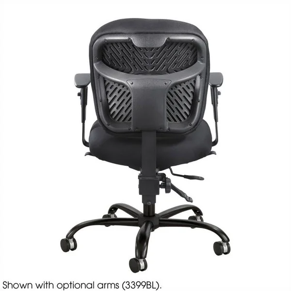 Scranton & Co Armless Task Office Chair in Black