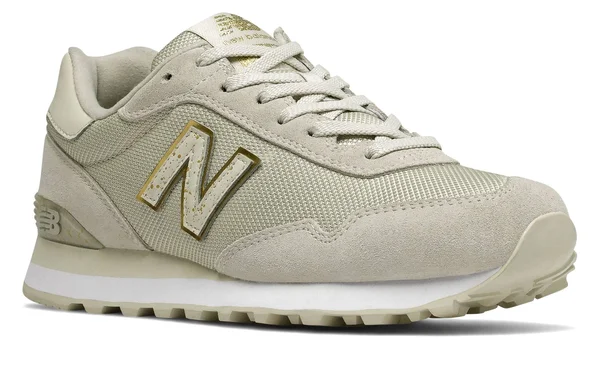 New Balance Classics WL515v1 Women's Running Shoes Oyster/Gold : 5 D - Wide