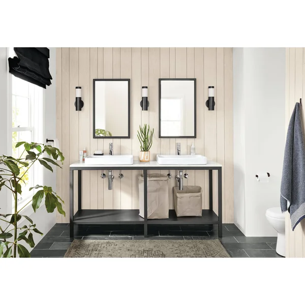 Room & Board - Modern Soho Mirror 1.5D 30W 40H in Taupe Grey