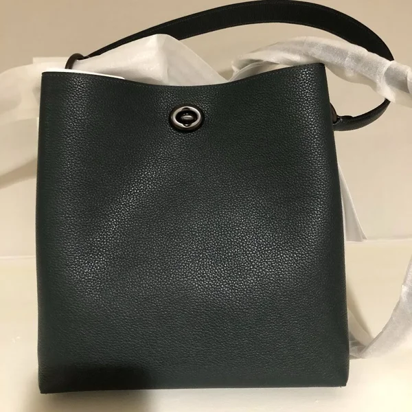 Coach Charlie Bucket Bag - Women's Purses - Pewter/Pine Green