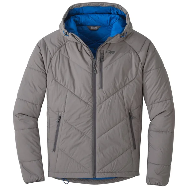 Outdoor Research Men's Refuge Hooded Jacket - Small - Pewter