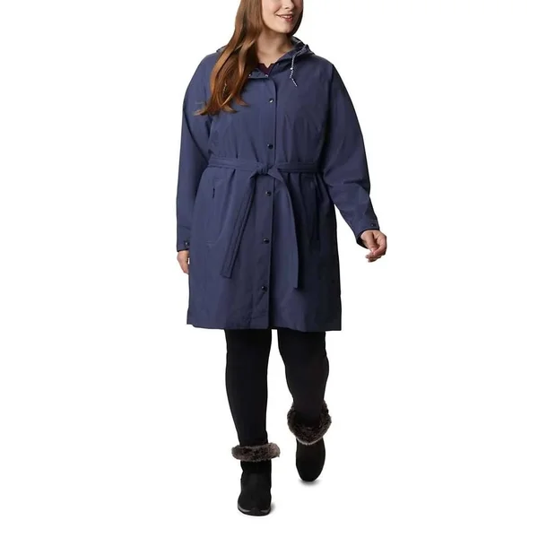 Columbia Here and There Long Trench Jacket S, Nocturnal