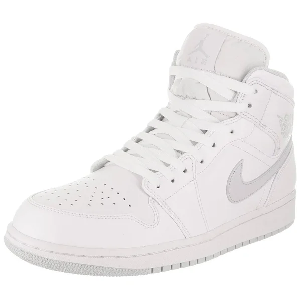 Air Jordan 1 Mid Men's Shoe Size 13 (White)
