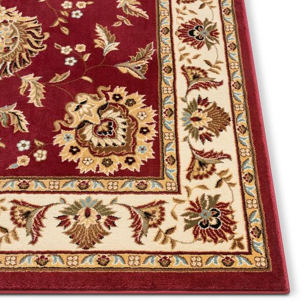 Well Woven Red 6& 7x22 x 9& 3x22 Abbasi Rug Timeless Traditional Rectangle, 3713600-67093