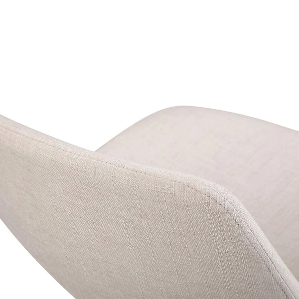 Simpli Home Randolph Bentwood Counter Height Stool, Set of 2, Natural Linen Look Fabric