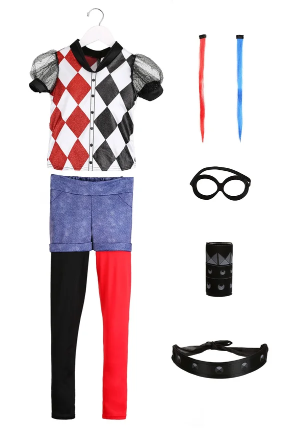 DC Superhero Girls Deluxe Harley Quinn Costume X-Large