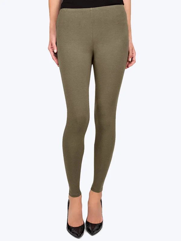 Tencel Whisper Knit Classic Legging- Black, Xs