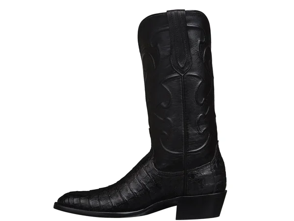 Lucchese Mens Cowboy Boots Black Caiman Belly