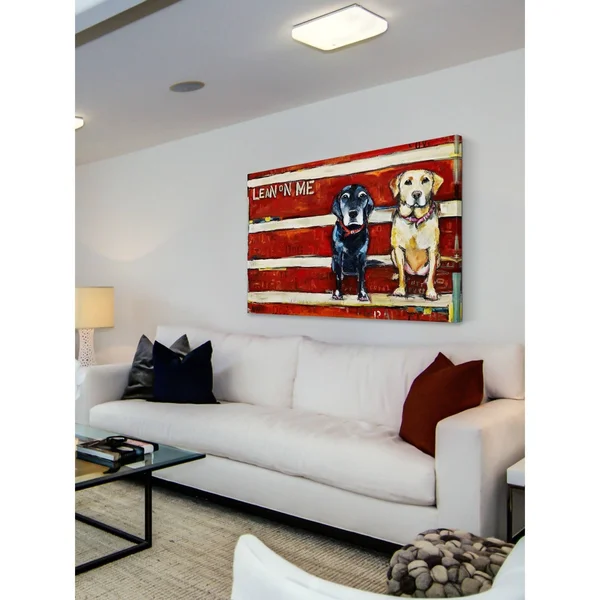 Marmont Hill Lean on Me by Tori Campisi Painting Print on Canvas