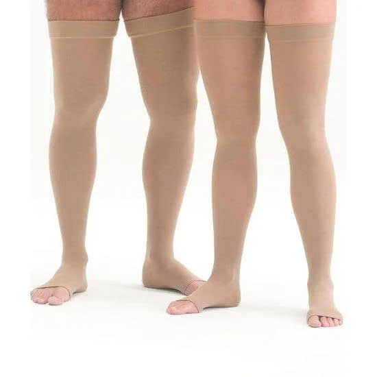 Mediven Plus, 30-40 mmHg, Thigh High, Open Toe Beige, VII