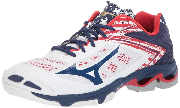 Mizuno Men's Wave Lightning Z5 - stocked - Stars/Stripes, 10