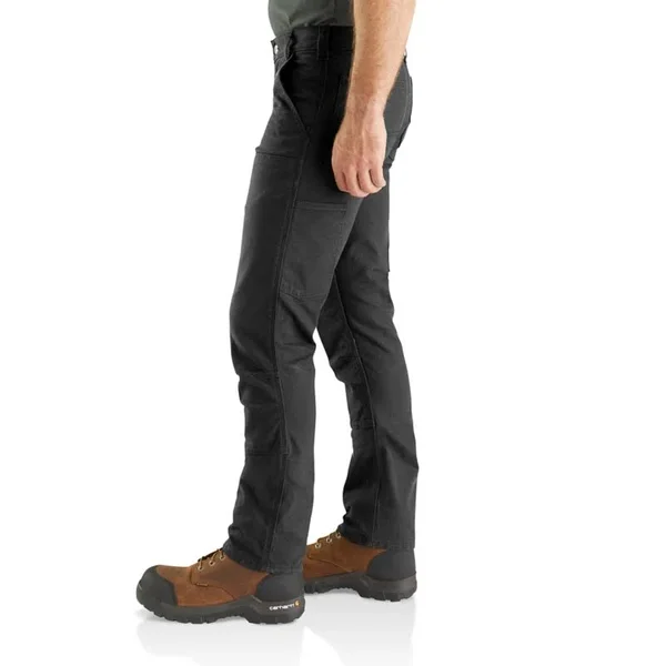 Carhartt Rugged Flex Straight Fit Duck Double Front Pants, Brown, 30x22 x 36x22