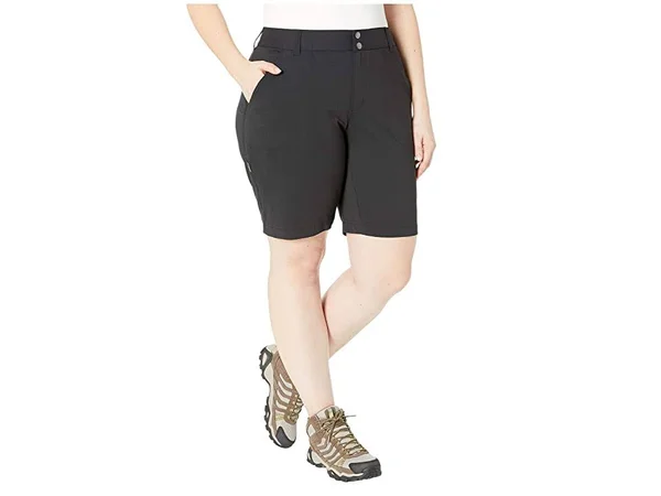 Columbia Plus Size Saturday Trail Long Short - 18W 10, Black