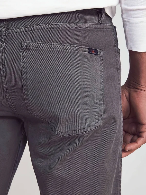 Faherty Men's Comfort Twill 5-Pocket 2.0 Pants - Rugged Grey, Size 29, Cotton Blend