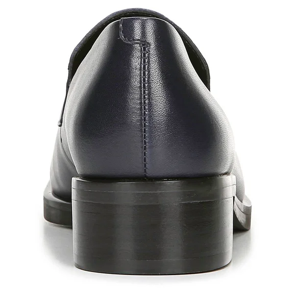 Franco Sarto Women's Bocca Loafer, Dark Blue Leather