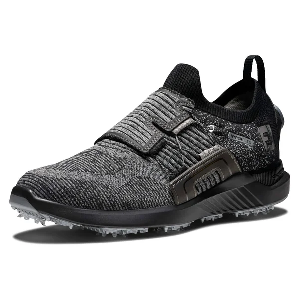 FootJoy Hyperflex Boa Golf Shoes - Black/Charcoal/Silver 11 Narrow