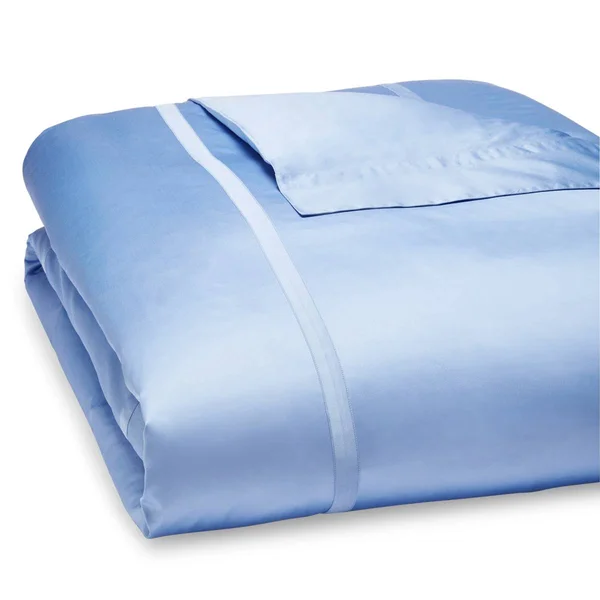 Matouk Nocturne - King Duvet Cover, Blue